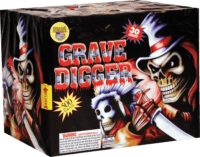 Grave Digger - 30 Shots - 500 Gram Aerials - Fireworks