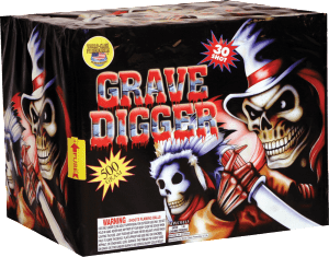 Grave Digger - 30 Shots - 500 Gram Aerials - Fireworks