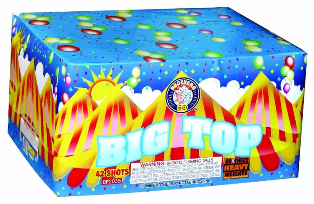 Big Top 42 Shots Sparks Fly Fireworks