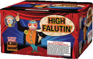 High Falutin' - 49 Shots - 500 Gram Aerials - Fireworks