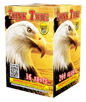 Think Twice - 16 Shots - 200 Gram Aerials - Fireworks