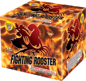 Fighting Rooster - 30 Shots - 500 Gram Aerials - Fireworks