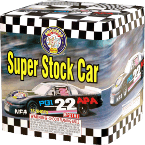 Super Stock Car - 16 Shots - 200 Gram Aerials - Fireworks