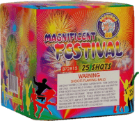 Magnificent Festival - 25 Shots - 200 Gram Aerials - Fireworks