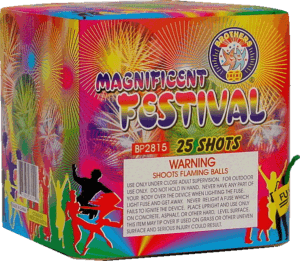 Magnificent Festival - 25 Shots - 200 Gram Aerials - Fireworks