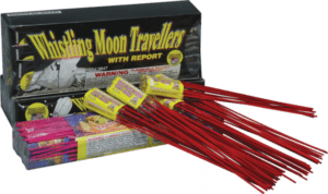 Whistling Moon Travelers With Report - Rockets - Bottle Rockets - Stick Rockets - Fireworks